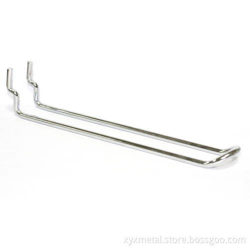 Double Prong Hook for Pegboard